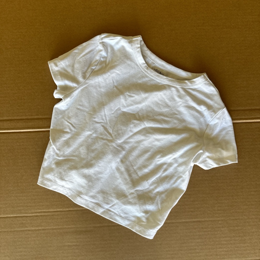 White Crop Top